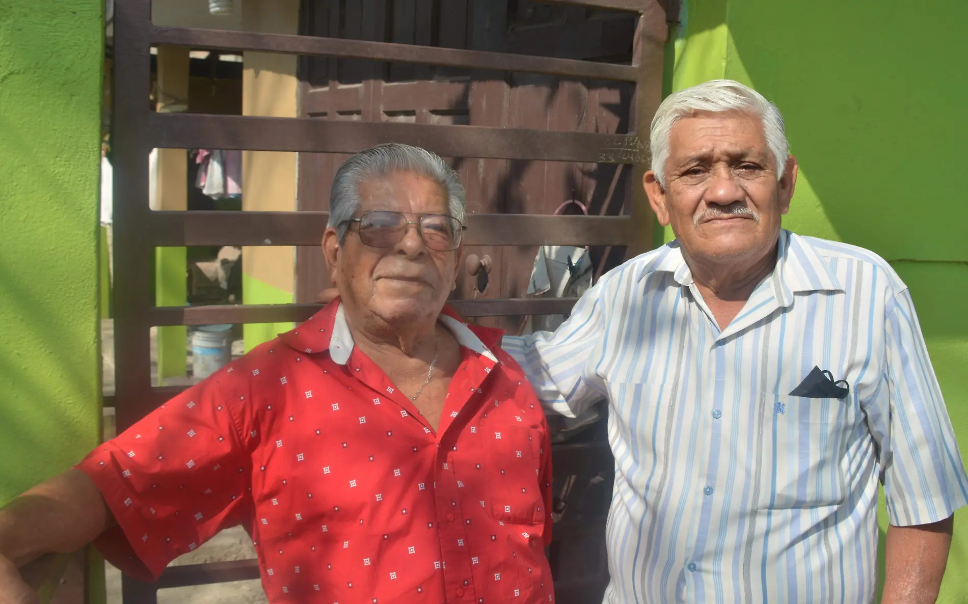 Bernabé Trejo y Eusebio “El Chebo” Martínez Olguín, residentes de la colonia Morelos de Tampico